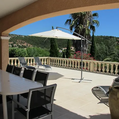 Villa La Pinede Les Issambres Golf De Saint Tropez - Vue Panoramique De La Piscine